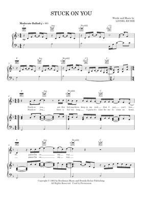 無料のLionel Richie の楽譜 | MuseScore.com でPDFのダウンロード