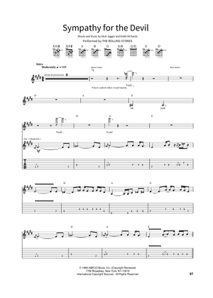 You Can't Always Get What You Want の公式楽譜を演奏する by The
