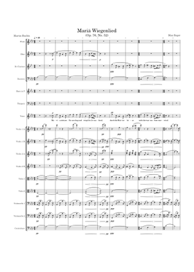 無料のマックス・レーガー の楽譜 | MuseScore.com でPDFの