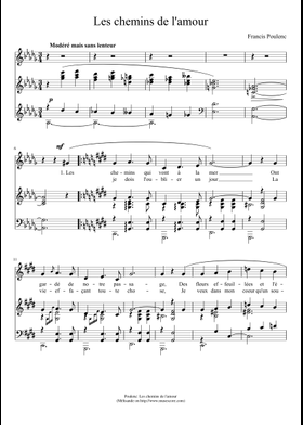 無料のフランシス・プーランク の楽譜 | MuseScore.com でPDFの