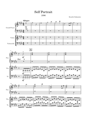 Self Portrait - 坂本龍一 楽譜 ピアノ (ピアノデュオ) | MuseScore.com