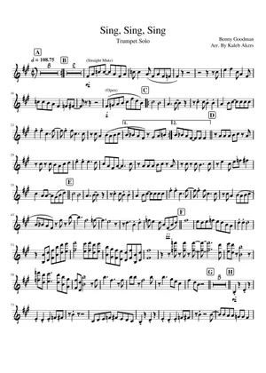 Sing Sing Sing – Benny Goodman Sing_Sang_Sung 楽譜 ピアノ, トロン Sing Sing Sing – Benny Goodman Sing_Sang_Sung 楽譜 ピアノ, トロン