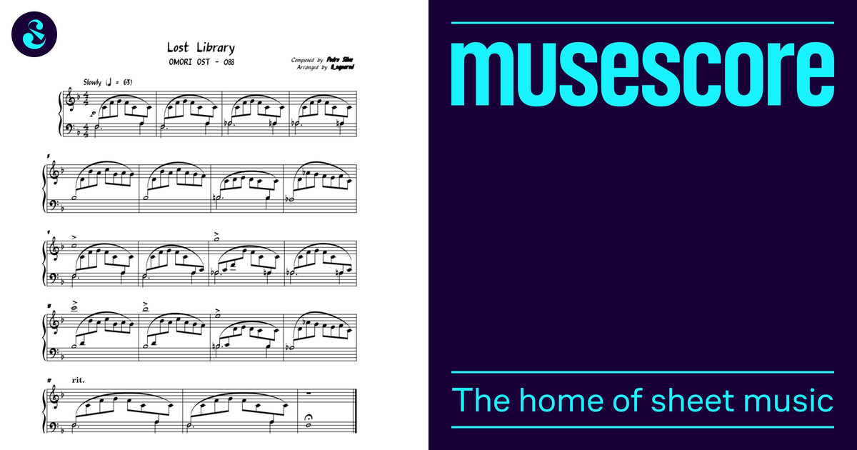 OMORI - Lost Library 楽譜 ピアノ (ソロ) easy | MuseScore.com