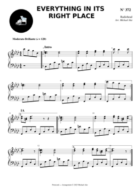 無料のレディオヘッド の楽譜 | MuseScore.com でPDFのダウンロード