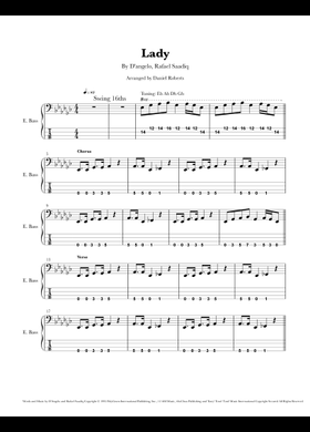 無料のディアンジェロ の楽譜 | MuseScore.com でPDFのダウンロード
