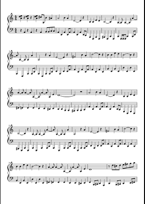 スーパーマリオ64のスライドテーマ 楽譜 ピアノ (ソロ) | MuseScore.com