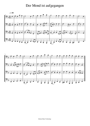 月が昇った 楽譜 ピアノ (ピアノデュオ) | MuseScore.com