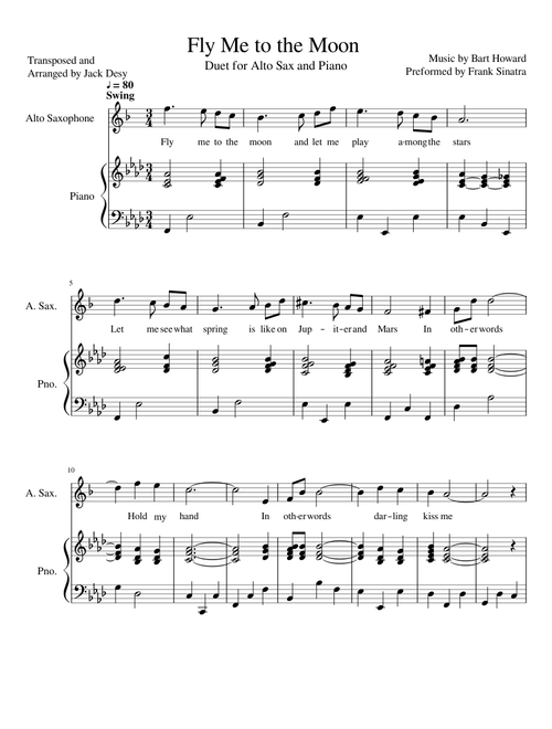 無料の の楽譜アルトサックス 用 | MuseScore.com でPDFのダウンロード