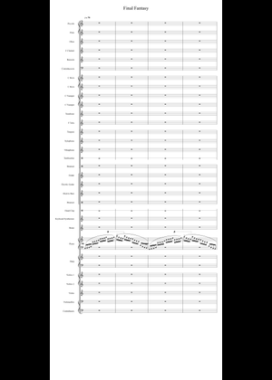 Final Fantasy XII (Main Theme) 楽譜 ピアノ (ソロ) easy | MuseScore.com