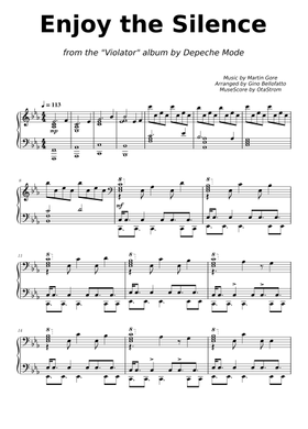 無料のデペッシュ・モード の楽譜 | MuseScore.com でPDFの