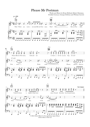 Please mr postman の公式楽譜を演奏する by The Marvelettes ギター