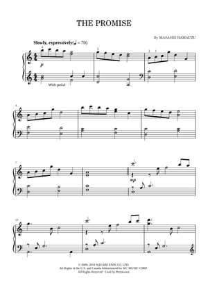 ファイナルファンタジーXIII - 約束 楽譜 ピアノ (ソロ) | MuseScore.com