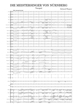 Die Meistersinger von Nürnberg, WWV 96 - Richard Wagner 楽譜