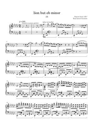 G)i-dle ((여자)아이들) - ライオン 楽譜 ピアノ (ソロ) | MuseScore.com
