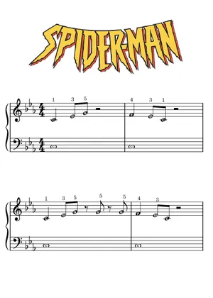 Spiderman Theme 楽譜 コード付き ピアノ (ソロ) easy | MuseScore.com Spiderman Theme 楽譜 コード付き ピアノ (ソロ) easy | MuseScore.com