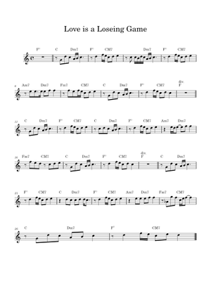 愛は負けるゲーム の公式楽譜を演奏する エイミー・ワインハウス