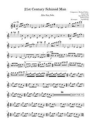 21世紀の精神異常者 楽譜 ベースギター (ソロ) | MuseScore.com