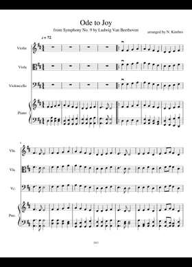 無料の交響曲第9番, Op.125 ルートヴィヒ・ヴァン・ベートーヴェン の