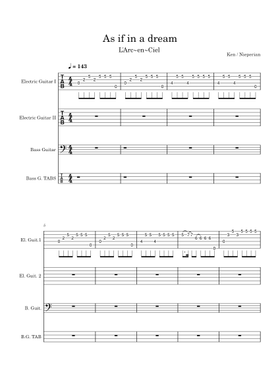 無料のラルク アン シエル の楽譜 | MuseScore.com でPDFの