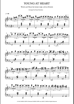 Young at Heart Lead Sheet (B♭) 楽譜 コード付き ピアノ (ソロ