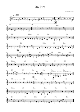 無料のミシェル・カミロ の楽譜 | MuseScore.com でPDFのダウンロード