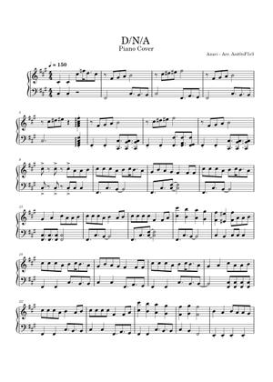 D/N/A (Piano Cover) 楽譜 ピアノ (ソロ) | MuseScore.com