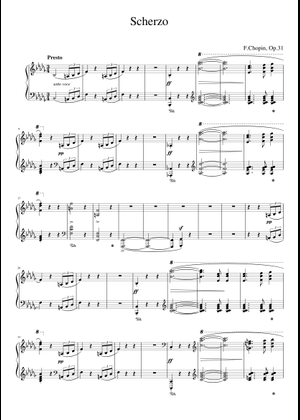 スケルツォ第2番 (F.ショパン, Op.31) 楽譜 ピアノ (ソロ) | MuseScore.com