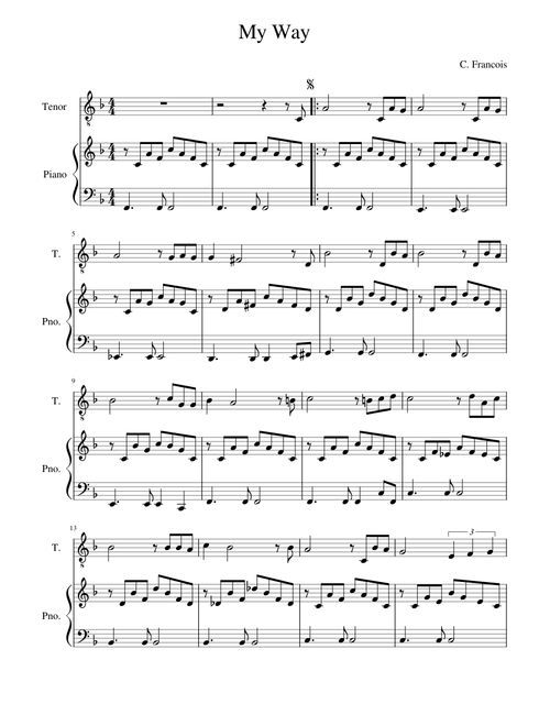 無料のテナー ジャズの楽譜 | MuseScore.comでPDFをダウンロードまたは印刷