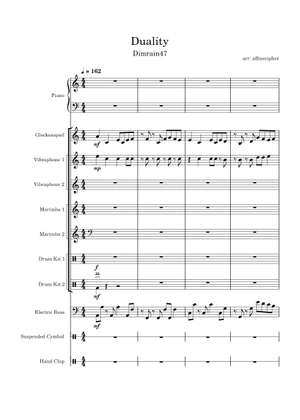 Duality の公式楽譜を演奏する by Dimrain47 ピアノ | MuseScore.com