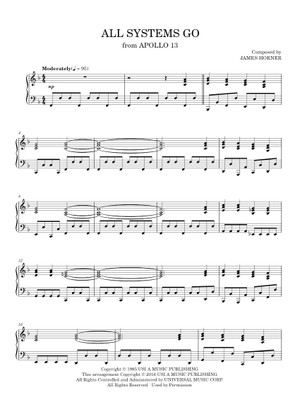 Apollo 13 の公式楽譜を演奏する by James Horner ピアノ | MuseScore.com