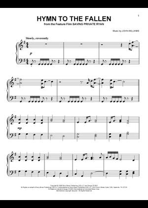 戦没者への賛歌 楽譜 ピアノ (ソロ) easy | MuseScore.com