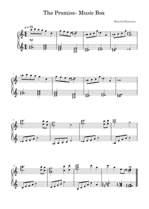 ファイナルファンタジーXIII - 約束 楽譜 ピアノ (ソロ) | MuseScore.com