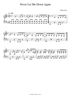 無料のデペッシュ・モード の楽譜 | MuseScore.com でPDFの