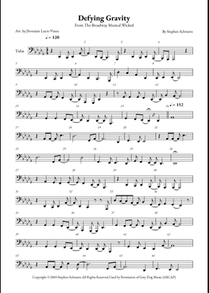 自由を求めて 楽譜 チューバ (ソロ) | MuseScore.com