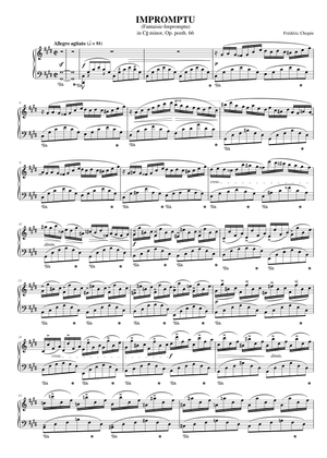 幻想即興曲 ハ短調 - ショパン 楽譜 ピアノ (ソロ) | MuseScore.com