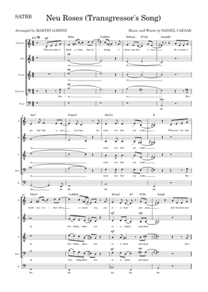 Neu Roses (違反者の歌) 楽譜 ピアノ (混合クインテット) | MuseScore.com