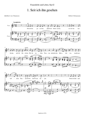 シューマン、ロベルト - 女の愛と生涯、作品42、第4曲 - 指輪よ、私の