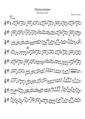 無料のドリーム・シアター の楽譜 | MuseScore.com でPDFの