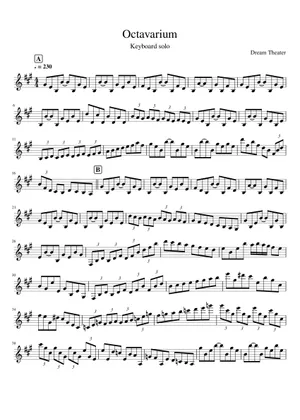 Octavarium - Dream Theater 楽譜 ピアノ (ソロ) easy | MuseScore.com Octavarium - Dream Theater 楽譜 ピアノ (ソロ) easy | MuseScore.com
