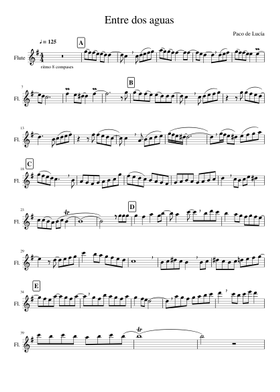 無料のパコ・デ・ルシア の楽譜 | MuseScore.com でPDFのダウンロード