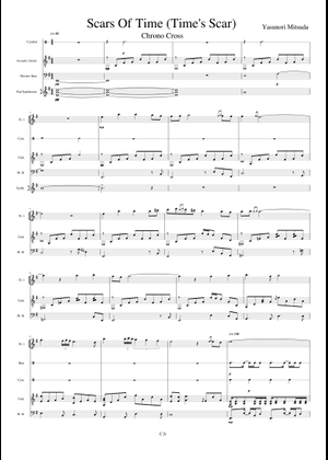 クロノ・クロス - 時の傷跡 楽譜 ギター (混合デュオ) | MuseScore.com