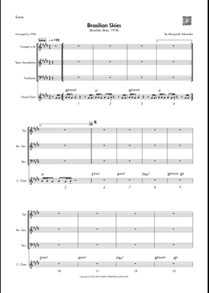 ブラジリアン・スカイズ – 高中正義 楽譜 タブ譜あり コード付き