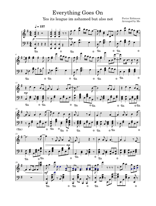 DuckethsRandomMess | 無料の の楽譜 | MuseScore.com でPDFの