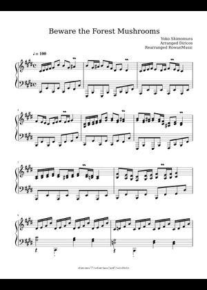 スーパーマリオRPGメドレー1 楽譜 ピアノ (ソロ) | MuseScore.com