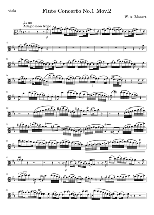 フルート協奏曲 ト長調 K.313 楽譜 フルート (ソロ) | MuseScore.com