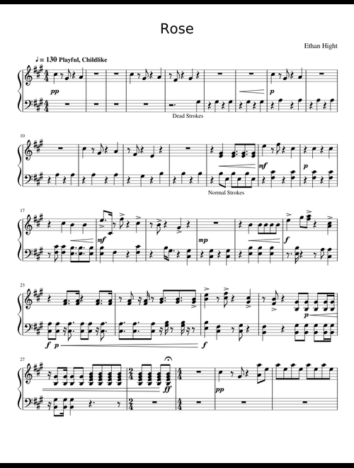 無料のソロ マリンバの楽譜 | MuseScore.comでPDFをダウンロードまたは印刷