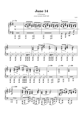 Die Kluge Carl Orff 賢い女 ピアノヴォーカルスコア 楽譜 無料のカルミナ・ブラーナ - おお、フォルトゥナ カール・オルフ の