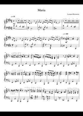 無料のレナード・バーンスタイン の楽譜 | MuseScore.com でPDFの