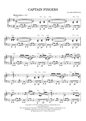 Captain Fingers の公式楽譜を演奏する by Lee Ritenour ギター