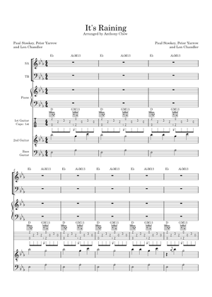 It's Raining 楽譜 フルート (ソロ) | MuseScore.com